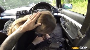 Fake Cop – Skinny Girl Trades Blowjob and Fuck for a Ride Home