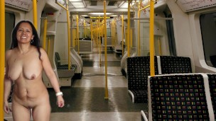 PREVIEW OF STRIPPING AND MASTURBATING ON METRO WITH CUMANDRIDE6 AND OLPR