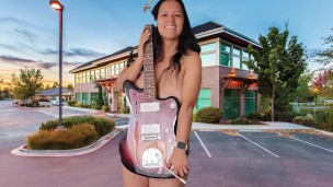 STRIPPING AND MASTURBATING IN THE PARKING WITH CUMANDRIDE6 AND OLPR