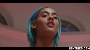 Ebony Black Girl Solo Dildo Fucking – Real Life Hentai Bdsm Creampie with Capri Lmonde