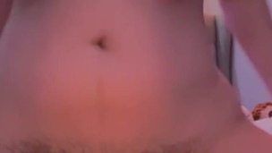 Amateur girl rides dildo