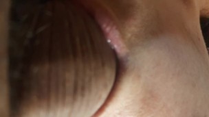 She sucked the head of my cock and my hairy balls a lot