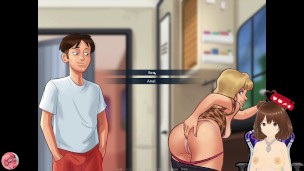Summertime saga FHD #47 – Fucking my mother in law and i cum inside – Jazziuu – Gameplay