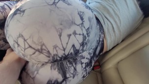 I let Stepbrother Touch My Pussy after Gym in the Car