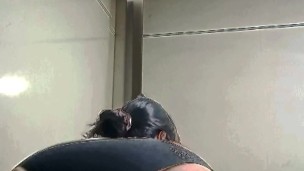 Big booty collage girl likes to dance for the camera