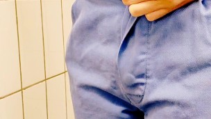 BBW popping button of way too tight pants (short vid)