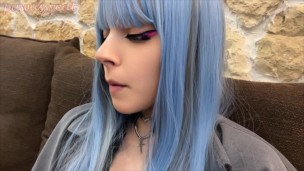 Alternative Cute Girl Smoking a cigarette (full vid on my 0nlyfans/ManyVids)